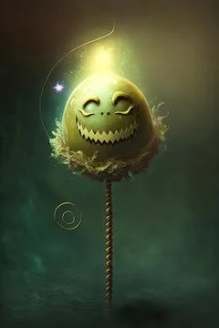 Wand of smiles Stock Illustration