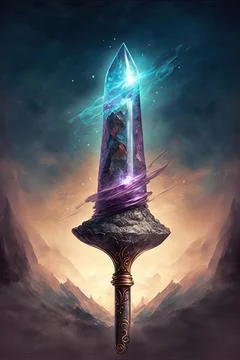 Wand of wonder Stock Illustration