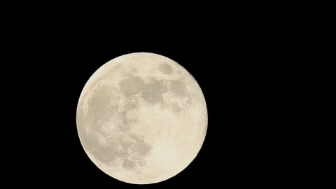 Wandering Moon Stock Footage 103747310