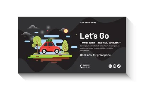 Wanderlust Adventures: Embrace the Unknown! Stock Illustration