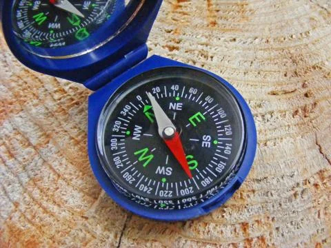 Wanderlust - compass Stock Photos