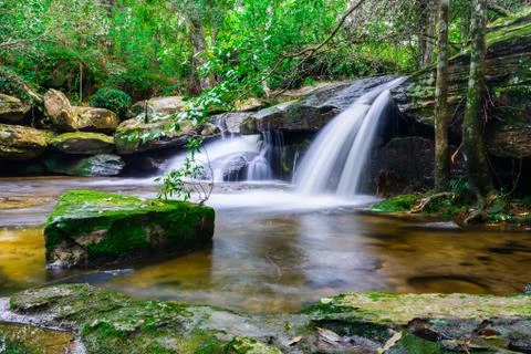 Wang Kwang Waterfall Stock Photos