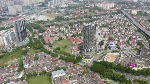 Wangsa Maju Landscape Stock Footage 303584925