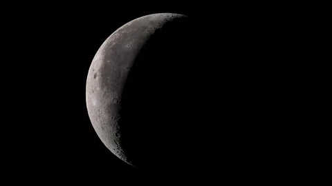 Waning Crescent Moon Vidéo 113242783