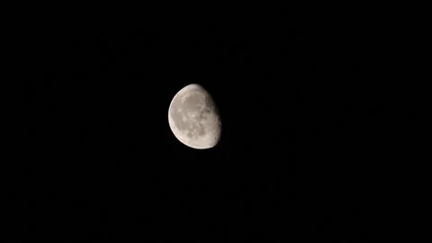 Waning Moon Stock Footage 206122098