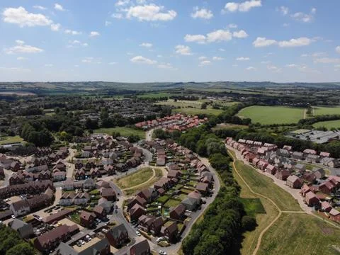 Wantage viewed from above Stock Photos