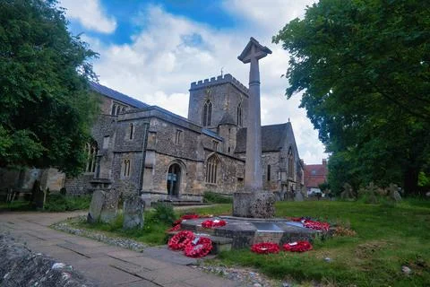 Wantage War Memorial 库存照片