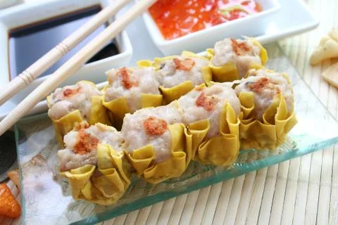 Wantan Foto stock