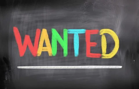 Wanted concept Stock Illustration