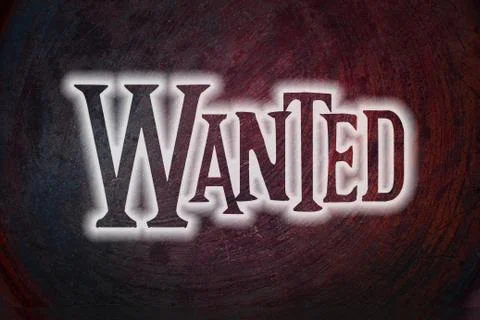 Wanted concept Illustrazione stock