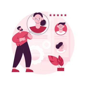 Wanted employees abstract concept vector illustration. Ilustração Stock