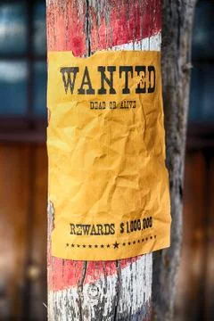 Wanted far west Stock Photos