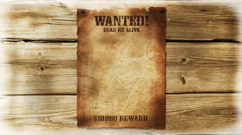 Wanted Stock Footage 61776793