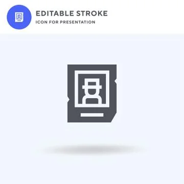 Wanted icon vector, filled flat sign, solid pictogram isolated on white, logo Illustrazione stock