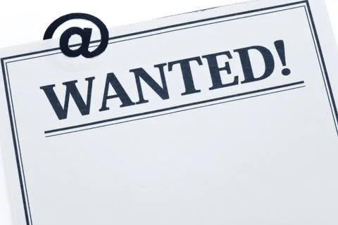 Wanted Online Stock Photos