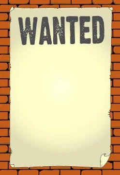 Wanted poster Stock Illustration