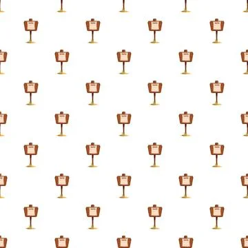 Wanted poster pattern creating seamless wild west theme Stock Illustration