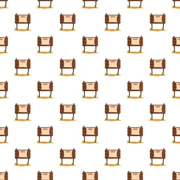 Wanted poster pattern for western style announcements Stock Illustration