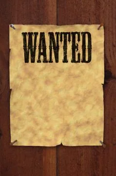 Wanted poster Fotos de archivo