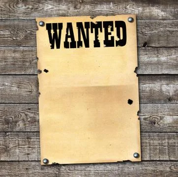 Wanted Poster Stock Photos