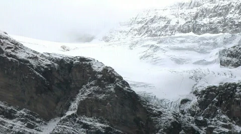 Waputik Range Glacier Stock Footage 149990