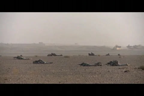 War in Afghanistan - Various Combat Scenes 1 archival footage Stock Footage 188603229