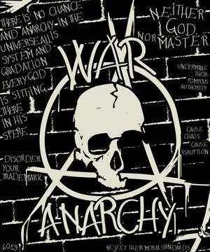 War and anarchy poster War and anarchy poster, abstract grunge background ... Stock Photos