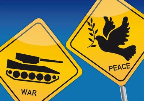 War and Peace Stock Illustration