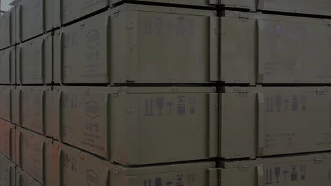 The War Boxes Stock Footage 123355232