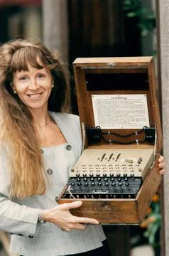 War Britain - Codes &amp; Decoding - Enigma Code Breakers / Machines - 1994 Shows :  Stock Photos
