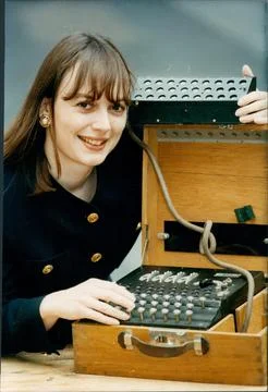 War Britain - Codes &amp; Decoding - Enigma Code Breakers / Machines - 1993 Shows :  Stock Photos