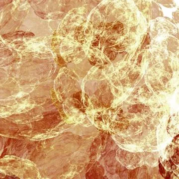 War of the cells, fractal generated background Stock Illustration