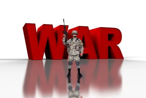 War concep 스톡 일러스트
