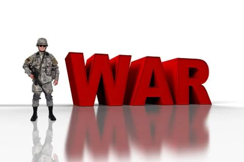 War concep 스톡 일러스트