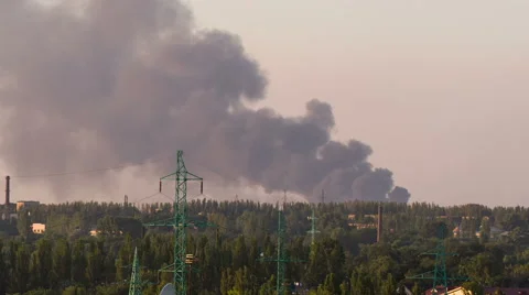 War in Donetsk Stock Footage 41494626