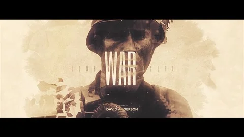 War Double Exposure Intro 스톡 After Effects