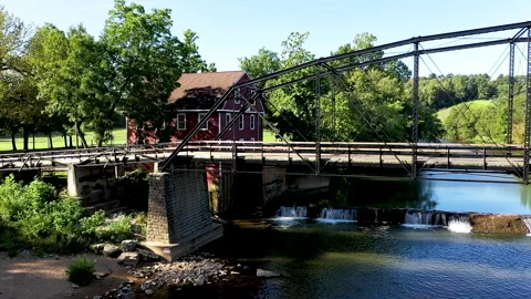 War Eagle Mill - Rise and Sweep Right Stock Footage 137618073
