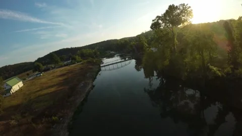 War Eagle river Stock Footage 345852851
