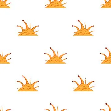 War explosion pattern seamless vector Illustrazione stock