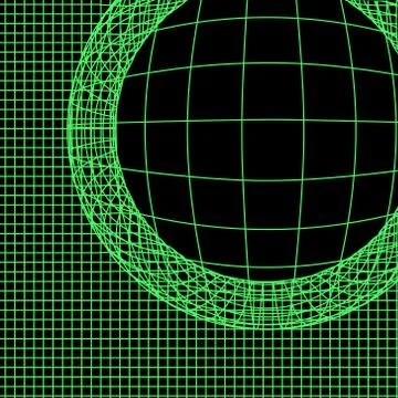 War game interface technology Illustrazione stock