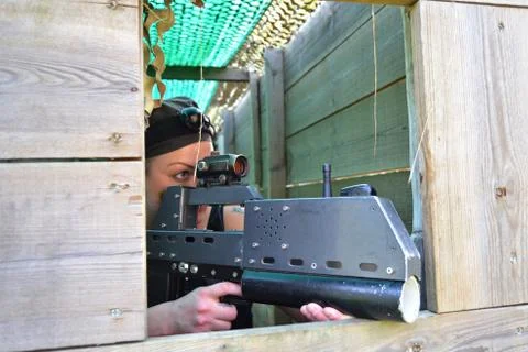 War games Stock Photos