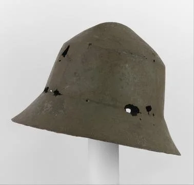War Hat possibly 15th century European Said to have been found in Lake Mora.. Stock Photos