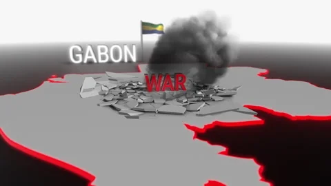 War hits Gabon Stock Footage 269489967