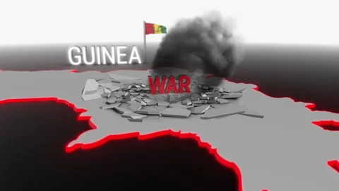 War hits Guinea Stock Footage 288966583