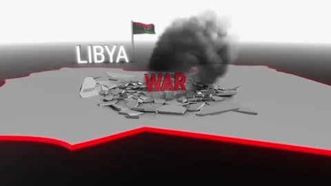 War hits Libya Stock Footage 274245011