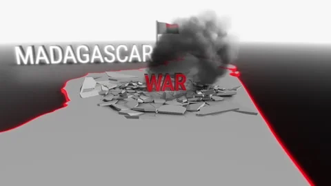 War hits Madagascar Stock Footage 274268128