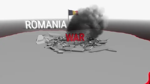 War hits Romania Stock Footage 283222362