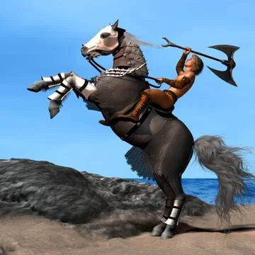 War horse Stock Illustration