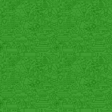 War Line Seamless Pattern イラスト素材