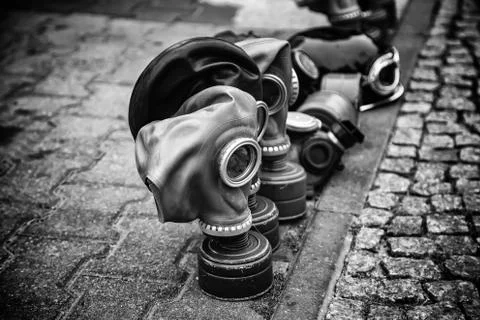 War masks Stock Photos